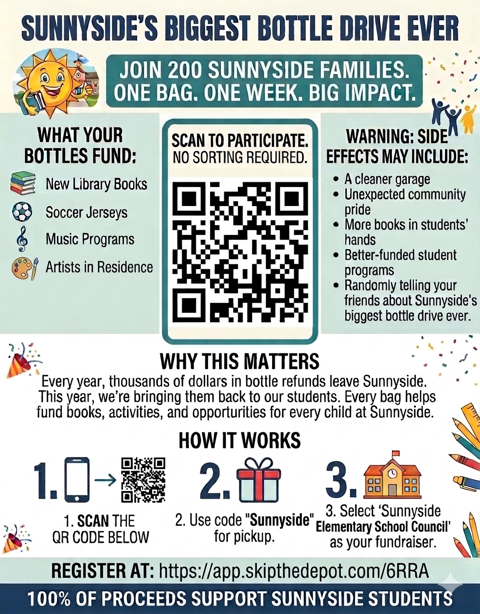 Sunnyside school bottle drive2